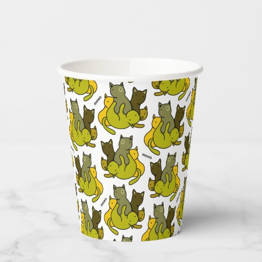 Schafkätzchen Pappbecher (Links)