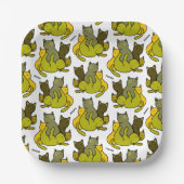 Schafkätzchen Pappteller (Vorderseite)