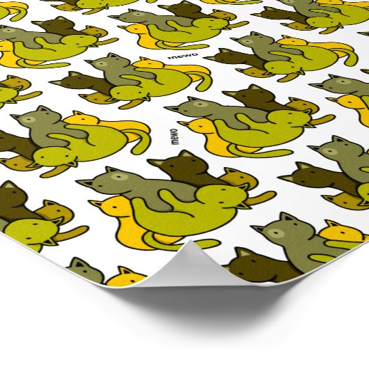 Schafkätzchen Poster (Ecke)