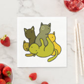 Schafkätzchen Serviette (Beispiel)