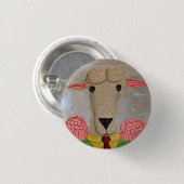 Schafknopf Button (Vorne & Hinten)