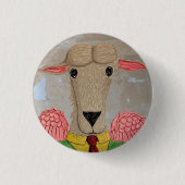Schafknopf Button (Vorderseite)