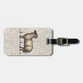 Schaflammfarm Vintag Gepäckanhänger (Vorderseite horizontal)