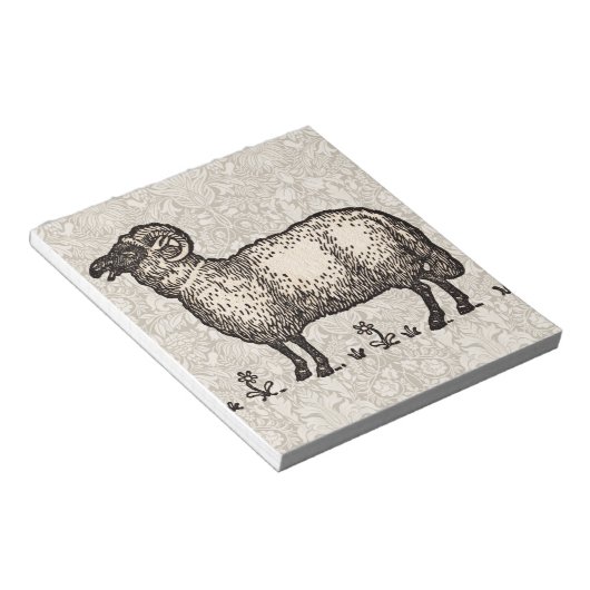 Schaflammfarm Vintag Notizblock (angewinkelt)