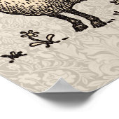 Schaflammfarm Vintag Poster (Ecke)