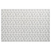 Schafmuster - Schwarz-Weiß Stoff (Yard (91,4 cm))