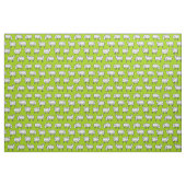 Schafmuster - Schwarz-weiß und grün Stoff (Yard (91,4 cm))
