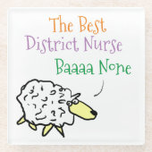 Schafplanung für einen Untersetzer aus dem Distric (Vorderseite)