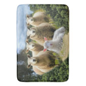 Schafschaf Herde Baby Lamb Schaffarm Badematte (Vorderseite Vertikal)