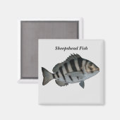 Schafschaf Magnet (Vorderseite/Rückseite)