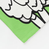 Schafschaf-Muster Fleecedecke (Ecke)