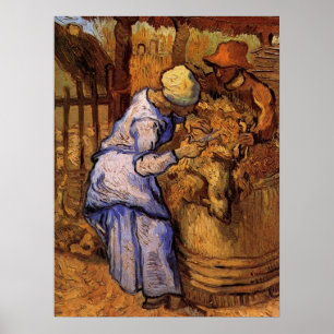 Schafscherer (nach Millet) von Vincent van Gogh Poster