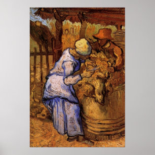 Schafscherer (nach Millet) von Vincent van Gogh Poster