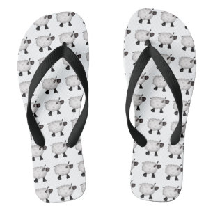 Schafsflocken Badesandalen