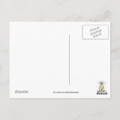 Schafsgefühl Spaß Cartoon Postkarte (Rückseite)