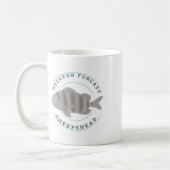 Schafshead-Angeln Fischiger Fischer Lustiger Angle Kaffeetasse (Links)