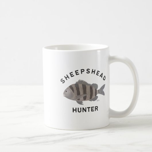 Schafshead-Jäger-Angeln Kaffeetasse (Rechts)
