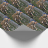 Schafshören Geschenkpapier (Ecke)