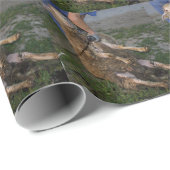 Schafshören Geschenkpapier (Rolleneckpunkt)