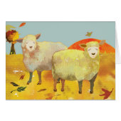 Schafskarte (Vorderseite (Horizontal))