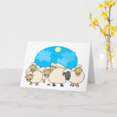 Schafskarte Karte (Gelbe Blume)