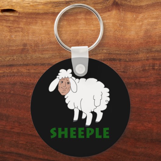 Schafskette Schlüsselanhänger (Vorderseite)