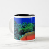 Schafskopf Zweifarbige Tasse (Vorderseite Links)