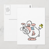 Schafskrankheit Postkarte (Vorne/Hinten)