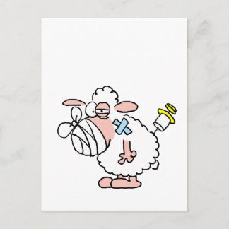 Schafskrankheit Postkarte