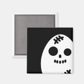Schafskull - Halloween Magnet (Vorderseite/Rückseite)