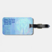 Schafsmuster Gepäckanhänger (Rückseite horizontal)