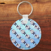 Schafsmuster Schlüsselanhänger (Vorderseite)