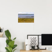 Schafsortierung durch einen Fjord, Island Poster (Heimbüro)
