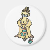 Schafspinken Magnet (Vorne)