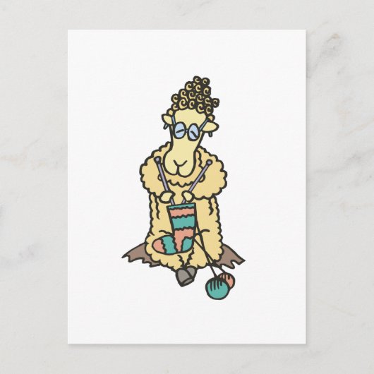 Schafspinken Postkarte (Vorderseite)