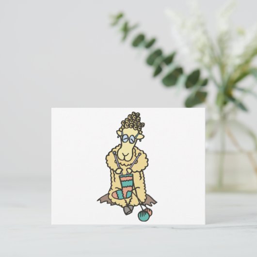 Schafspinken Postkarte (Stehend Vorderseite)