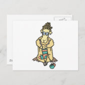 Schafspinken Postkarte (Vorne/Hinten)