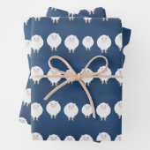 Schafspropp-Blätter zählen Geschenkpapier Set (Beispiel)