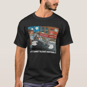 Schafstadt-Gemälde von Alfred Fox T-Shirt