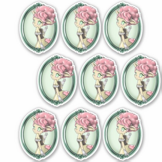 Schafsticker Aufkleber (Vorderseite)