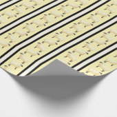Schafstreifen  geschenkpapier (Ecke)