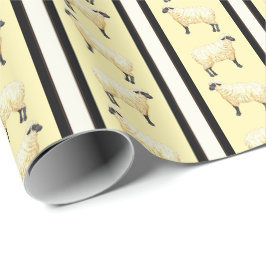 Schafstreifen  geschenkpapier