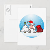 Schafsweihnacht Postkarte (Vorne/Hinten)