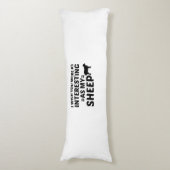 SCHAFT INTERESSIERT SEITENSCHLÄFERKISSEN (Vorderseite Vertikal)