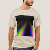 Schäfte aus rgb-Licht, die in die Ferne dunkel leu T-Shirt (Vorderseite)
