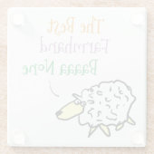 Schaftkonstruktion für einen Untersetzer aus Feldg (Rückseite)