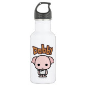 Schaftmaschinen-Cartoon-Charakter-Kunst Trinkflasche (Vorderseite)