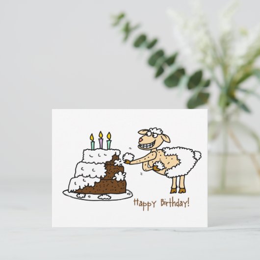 Schaftorte Postkarte (Stehend Vorderseite)