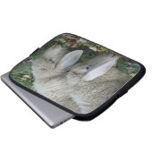Schafweiden mit Lop-Ohr Laptopschutzhülle (Vorne Knopf)