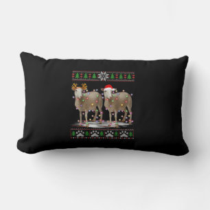Schafweihnachtsleuchten   Tiergeschenk Lendenkissen